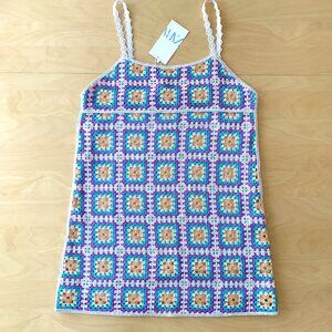 Zara Granny Square Crochet Dress